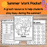 Summer Work Packet, Homework Packet, Summer Math, Summer ELA