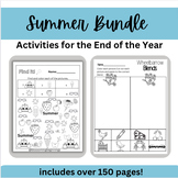 Summer Worksheets Bundle