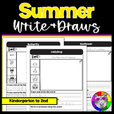 Summer Directed Drawing and Writing Worksheets, Write & Dr