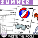Summer Write the Room Activity - Summer Writing Practice R