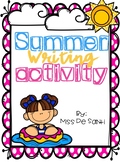 Summer Writing Activity
