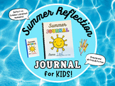 Summer Writing Activity, Summer Journal for Kids, Fun Summ