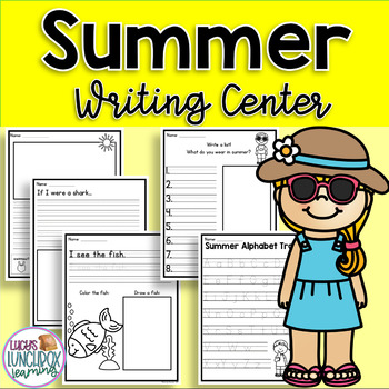 Summer Writing Center by Lucy's Lunchbox Learning | TPT