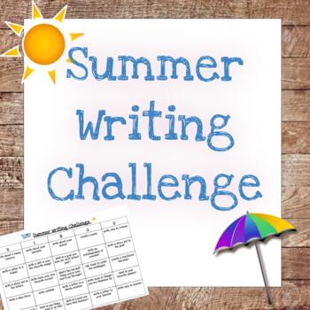 Preview of Summer Writing Challenge