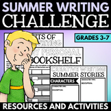 Summer Writing Challenge - Writing Logs and Calendar - Act
