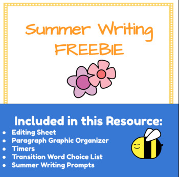 Preview of Summer Writing FREEBIE