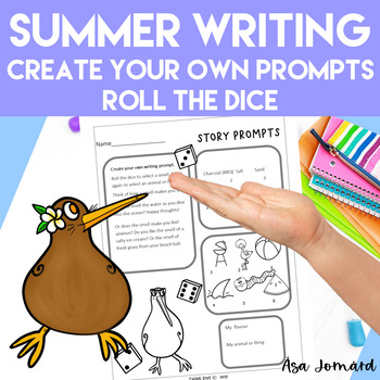 Preview of Create Your Own Writing Prompts Game  | Summer | Creative Writing & Thinking