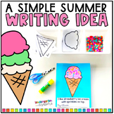 Free Summer Writing Ice Cream Craft