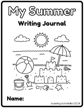 Preview of Summer Writing Journal