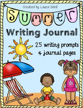 Summer Writing Journal by Laura Sidol | TPT