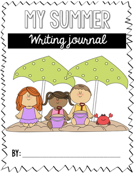 Summer Writing Journal by Countless Smart Cookies | TPT
