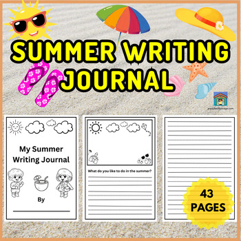 Summer Writing Journal by Preschool Garage | TPT