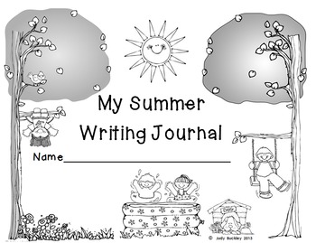 Summer Writing Journal by Judy Buckley | Teachers Pay Teachers