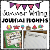 Summer Writing Journal Prompts- Kindergarten, 1st Grade, 2