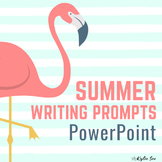 Summer Writing Journal Prompts PowerPoint