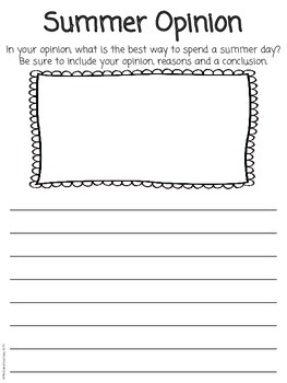 FREE Summer Writing Journal by Ms Glanvilles Class | TPT