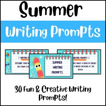 Preview of Summer Writing Prompts