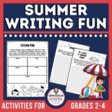 Summer Writing Prompts, Summer Themed Writing Activities