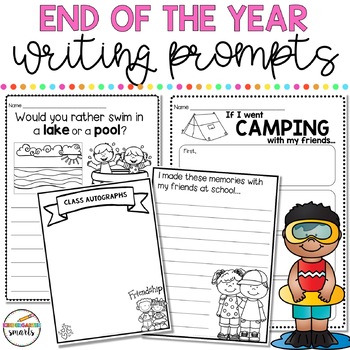 end of the year writing by kindergarten smarts tpt