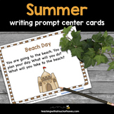 Summer Writing Prompts Center Activity Cards