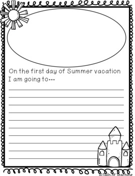 Summer Writing Prompts FREEBIE by Tails of Teaching | TpT