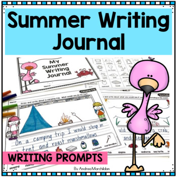 Summer Writing Prompts Kindergarten by Andrea Marchildon | TPT