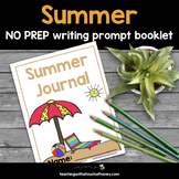 Summer Writing Prompts NO PREP Booklet