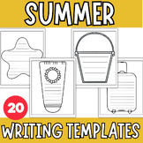 Summer Writing Prompts Templates  - End of The Year Activities