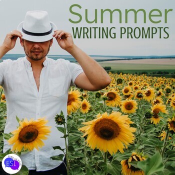 Preview of Summer Writing Prompts for Adult ESL