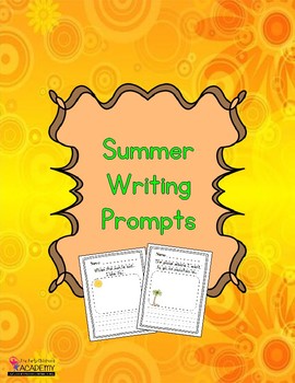 Summer Writing Prompts for Preschool by The Early Childhood Academy