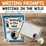 Summer Writing Prompts with Animal Pictures