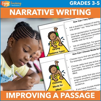 Preview of Improve Narrative Writing – Practice Specific Strategies with a Passage