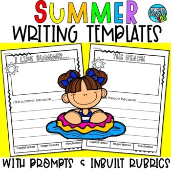 Preview of End of the Year Activities Summer Writing Prompts - Summer Literacy Centers