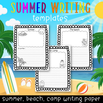 Summer Lined Writing Paper - Payhip