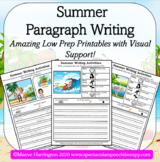 Summer Paragraph Writing! Distance Learning Independent Wo