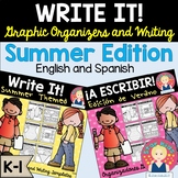 Summer Writing in English and Spanish for K-1