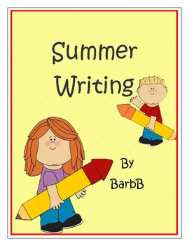 Preview of Summer Writing prompts and ideas