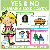 Yes & No Summer Picture Question Task Cards