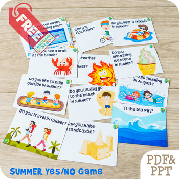 Summer Yes/No game (PDF+PPT) by Language Stuff | TpT