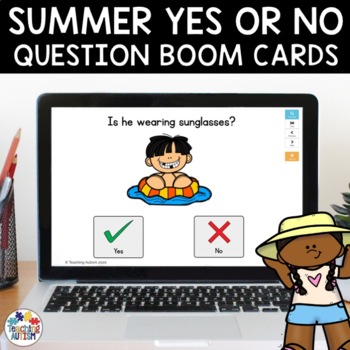 Summer Yes Or No Questions Boom Cards For Special Education Tpt