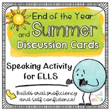 Summer and End of Year Discussion Cards | ESL Speaking Activity