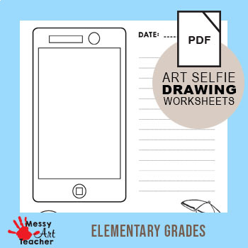 Preview of Summer and Holiday Break Selfie Worksheet for Elementary Grades