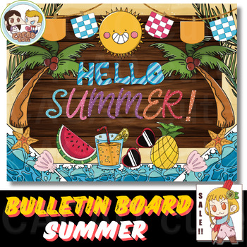 Preview of Summer Holiday Bulletin Board,End of year,Summer cute Bulletin Boards Decoration