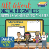 Summer and Winter Games Athletes Digital Biography Slides