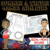 Summer and Winter Games Athletes Graphic Organizers | Elementary