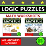 Summer and Winter Math Logic Puzzles