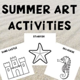 Summer Art Activities Low Prep Printables Summer Objects