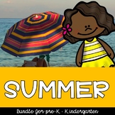 Summer at the Beach Theme Preschool and Kindergarten Print