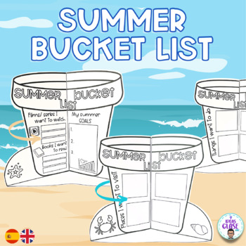 Preview of Summer bucket list craft- End of the year activities Summer camp