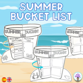 Summer bucket list craft- End of the year activities Summer camp